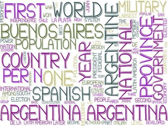 Argentina Wordcloud Banner: A Creative Design Tool for Every Project