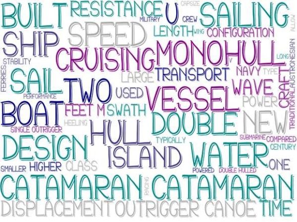 Catamaran Wordcloud Tie Dye: Where Data Visualization Meets Expressive Design