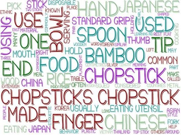 Chopsticks Wordcloud Sublimation: A Versatile Creative Asset for Modern Design Needs