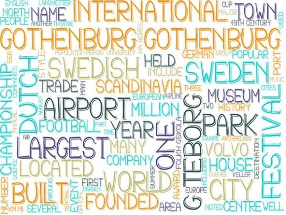 Gothenburg Wordcloud Sublimation: A Versatile Design Asset for Creative Expression and Brand Communication