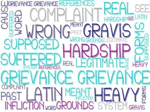 Grievance Wordcloud Sublimation