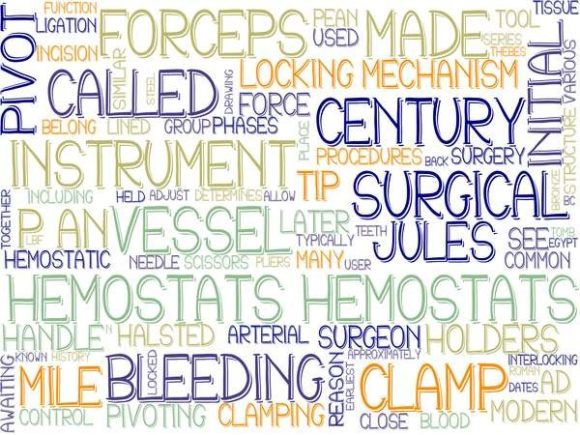 Hemostats Wordcloud Sublimation Tumbler