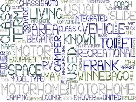 Motorhome Wordcloud Print: Creative Design Made Simple