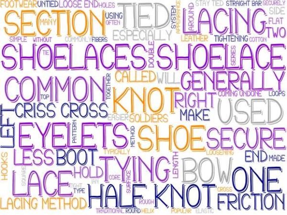 Shoelaces Wordcloud Book Cover: A Versatile Design Asset for Creative Professionals
